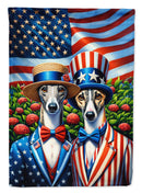 All American Greyhound Garden Flag –  Dogs with American Flag Background by Caroline’s Treasures