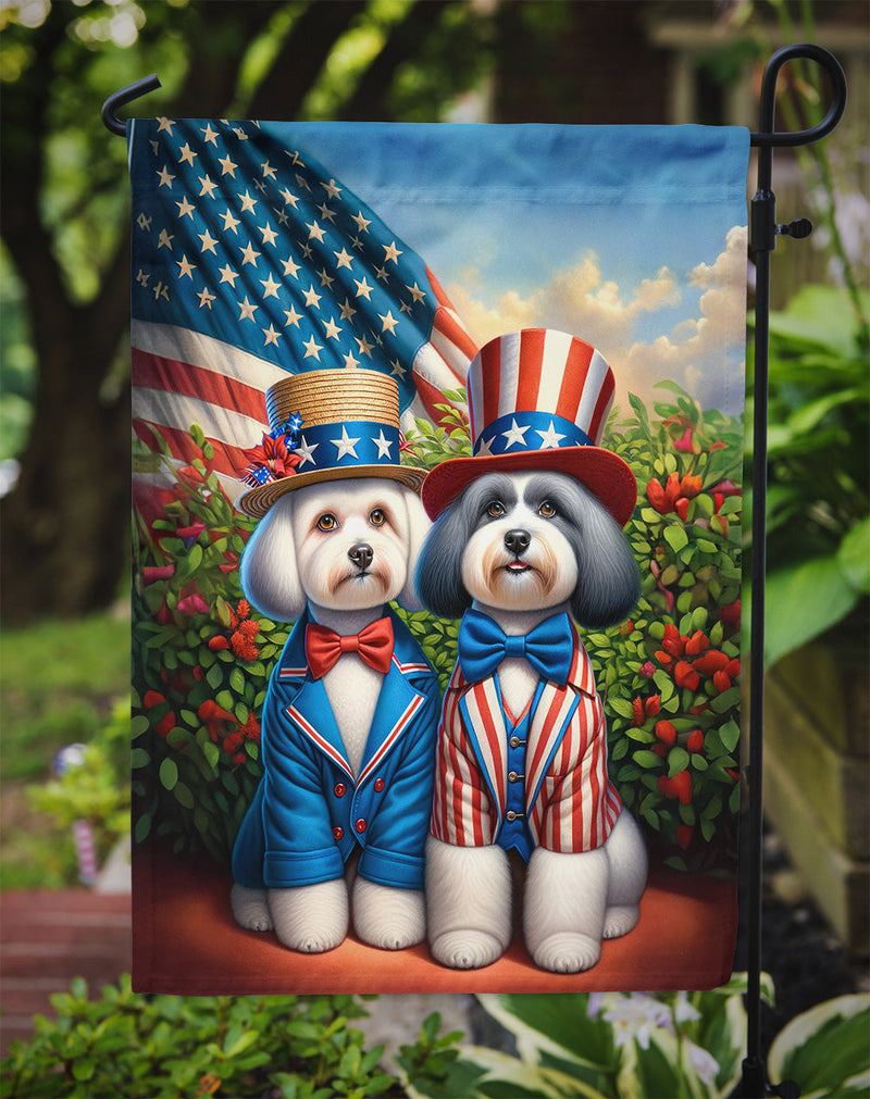 All American Havanese Garden Flag –  Dogs with American Flag Background by Caroline’s Treasures