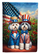 All American Havanese Garden Flag –  Dogs with American Flag Background by Caroline’s Treasures