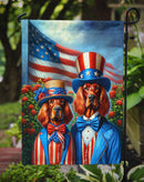 All American Irish Setter Garden Flag –  Dogs with American Flag Background by Caroline’s Treasures