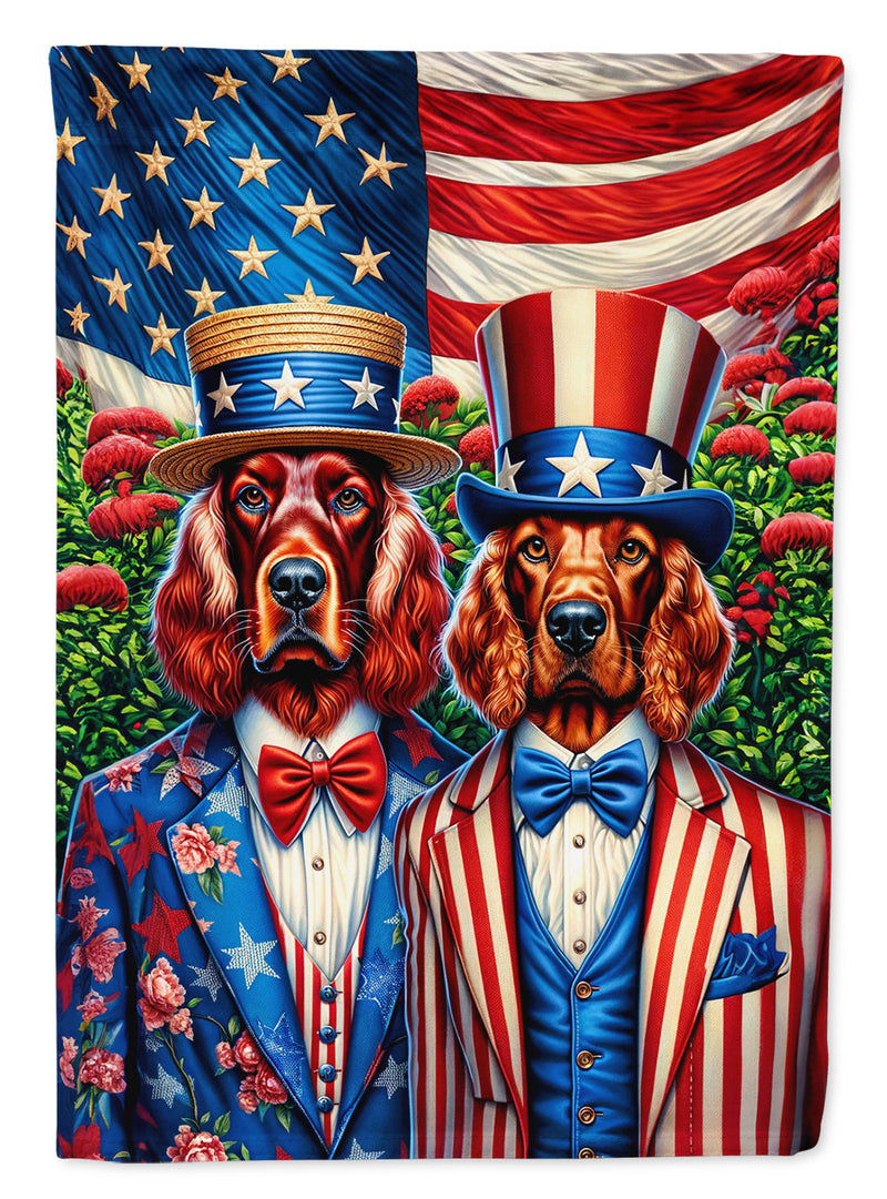 All American Irish Setter House Flag