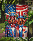 All American Irish Setter Garden Flag –  Dogs with American Flag Background by Caroline’s Treasures