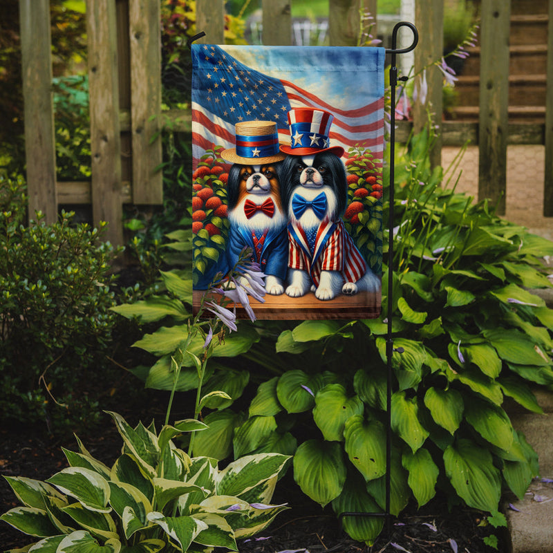 All American Japanese Chin Garden Flag