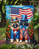 All American Keeshond Garden Flag –  Dogs with American Flag Background by Caroline’s Treasures