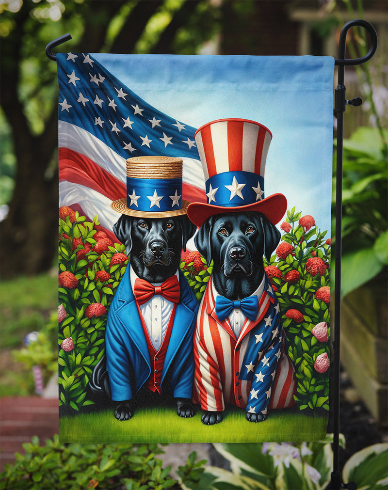 All American Labrador Retriever Garden Flag