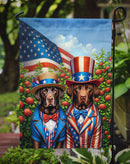 All American Labrador Retriever Garden Flag –  Dogs with American Flag Background by Caroline’s Treasures