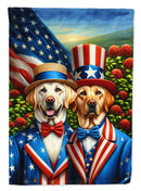 All American Labrador Retriever House Flag