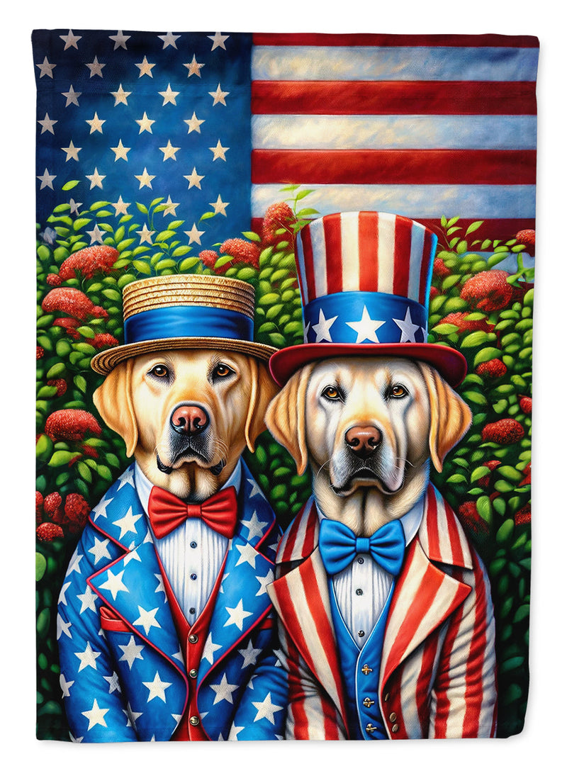 All American Labrador Retriever House Flag