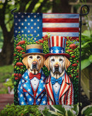 All American Labrador Retriever Garden Flag –  Dogs with American Flag Background by Caroline’s Treasures