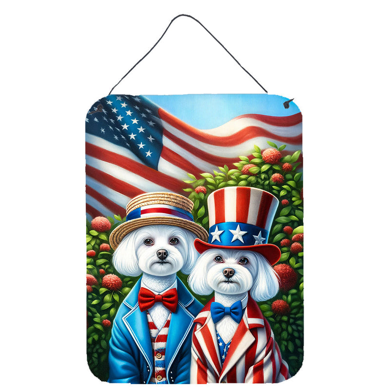 All American Maltese Wall or Door Hanging Prints