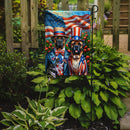 All American Mastiff Garden Flag –  Dogs with American Flag Background by Caroline’s Treasures