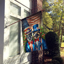 All American Norwegian Elkhound House Flag