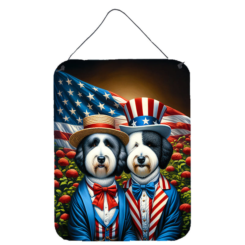 All American Old English Sheepdog Wall or Door Hanging Prints