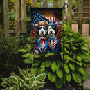 All American Old English Sheepdog Garden Flag –  Dogs with American Flag Background by Caroline’s Treasures