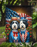 All American Old English Sheepdog Garden Flag –  Dogs with American Flag Background by Caroline’s Treasures