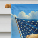 All American Otterhound House Flag