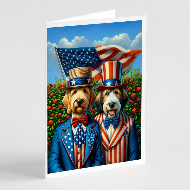 All American Otterhound Greeting Cards Pack of 8