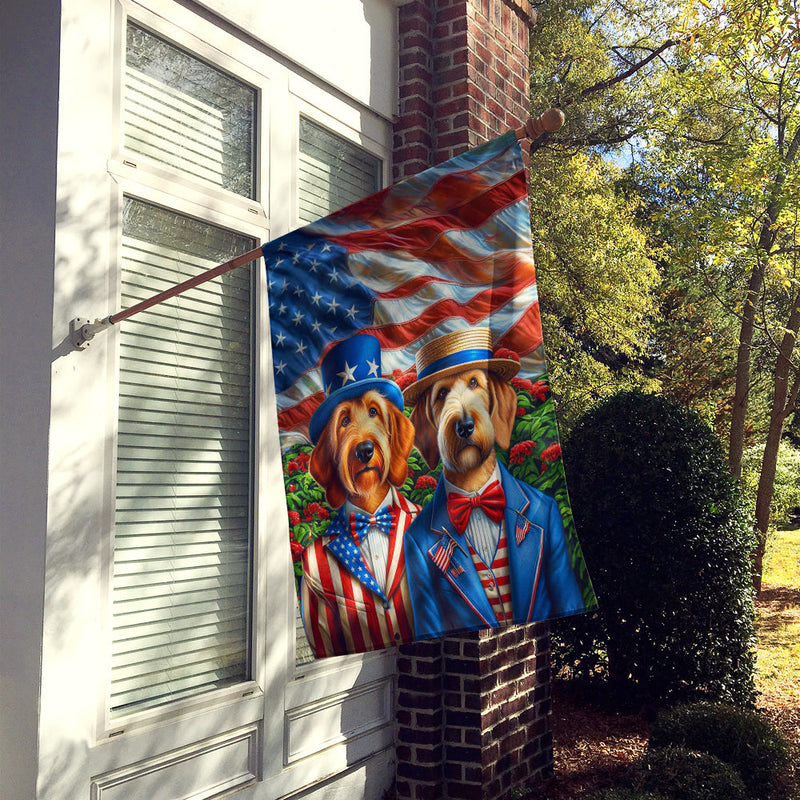 All American Otterhound House Flag