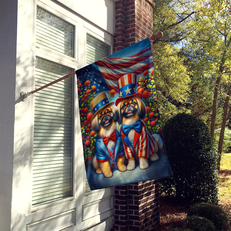 All American Pekingese House Flag