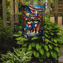 All American Pekingese Garden Flag –  Dogs with American Flag Background by Caroline’s Treasures