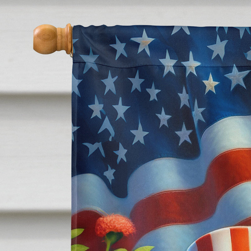 All American Poodle House Flag