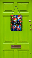 All American Poodle Wall or Door Hanging Prints