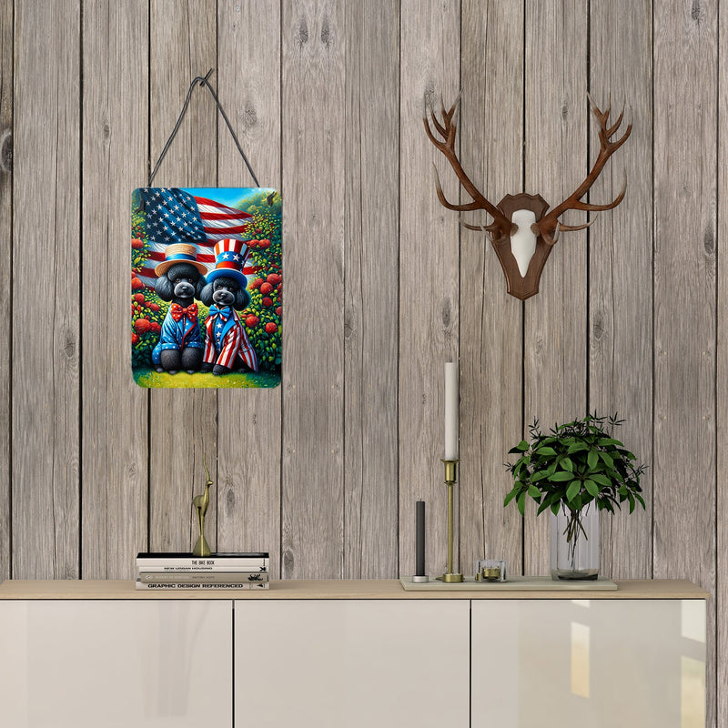 All American Poodle Wall or Door Hanging Prints