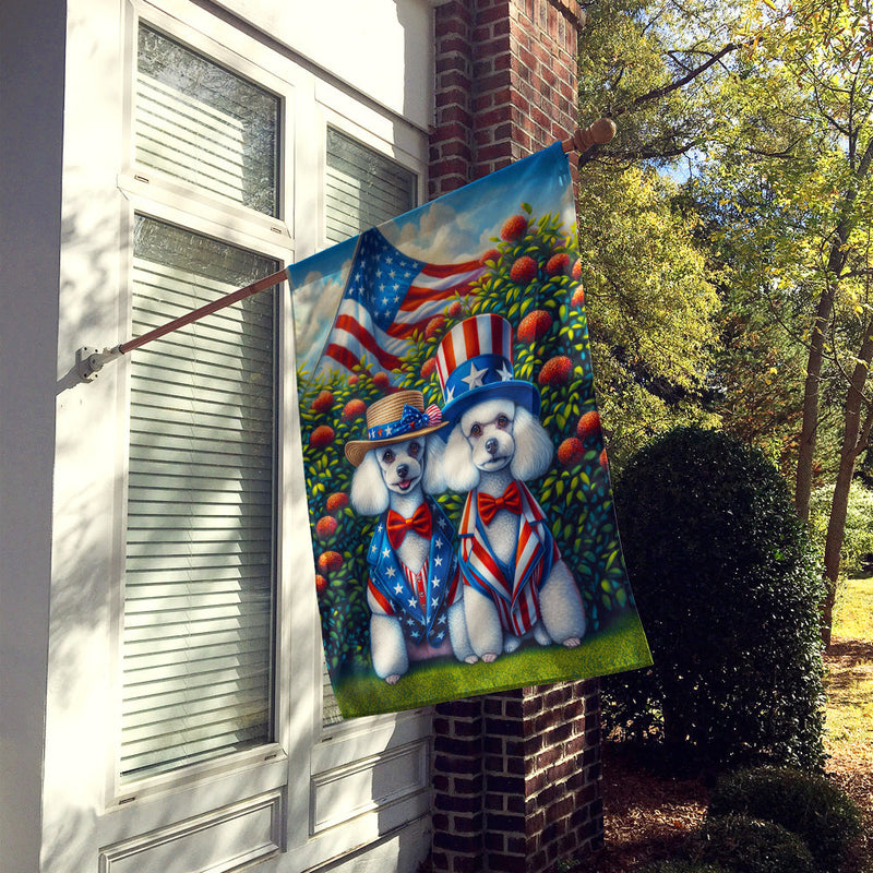 All American Poodle House Flag