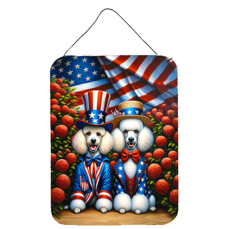 All American Poodle Wall or Door Hanging Prints