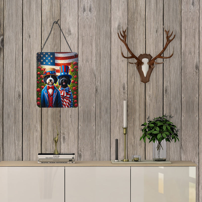 All American Portuguese Water Dog Wall or Door Hanging Prints