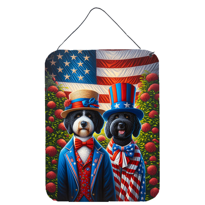 All American Portuguese Water Dog Wall or Door Hanging Prints
