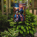All American Portuguese Water Dog Garden Flag –  Dogs with American Flag Background by Caroline’s Treasures