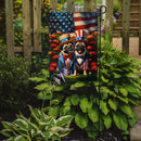All American Pug Garden Flag –  Dogs with American Flag Background by Caroline’s Treasures