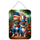 All American Pug Wall or Door Hanging Prints