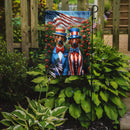 All American Rhodesian Ridgeback Garden Flag –  Dogs with American Flag Background by Caroline’s Treasures