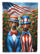 All American Rhodesian Ridgeback Garden Flag –  Dogs with American Flag Background by Caroline’s Treasures