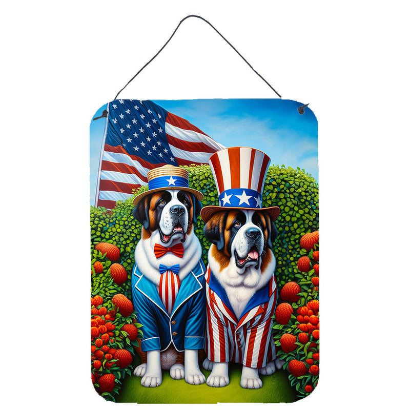 All American Saint Bernard Wall or Door Hanging Prints