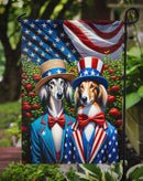 All American Saluki Garden Flag –  Dogs with American Flag Background by Caroline’s Treasures