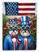 All American Schnauzer House Flag