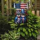 All American Schnauzer Garden Flag –  Dogs with American Flag Background by Caroline’s Treasures