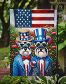 All American Schnauzer Garden Flag –  Dogs with American Flag Background by Caroline’s Treasures
