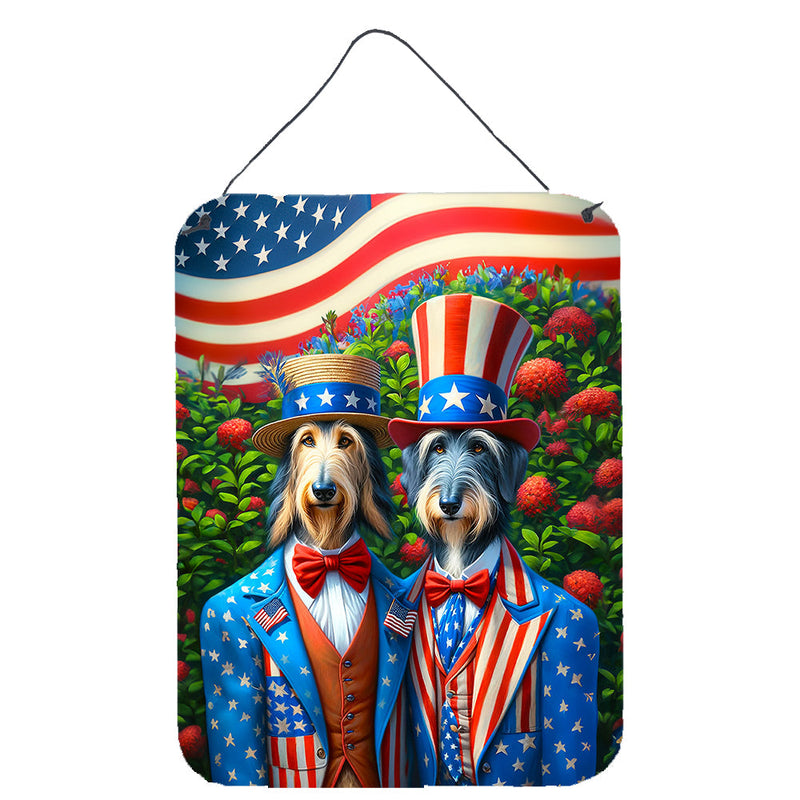 All American Scottish Deerhound Wall or Door Hanging Prints