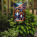 All American Sheltie Garden Flag –  Dogs with American Flag Background by Caroline’s Treasures