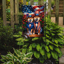 All American Shiba Inu Garden Flag –  Dogs with American Flag Background by Caroline’s Treasures