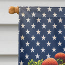 All American Siberian Husky House Flag