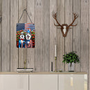 All American Siberian Husky Wall or Door Hanging Prints