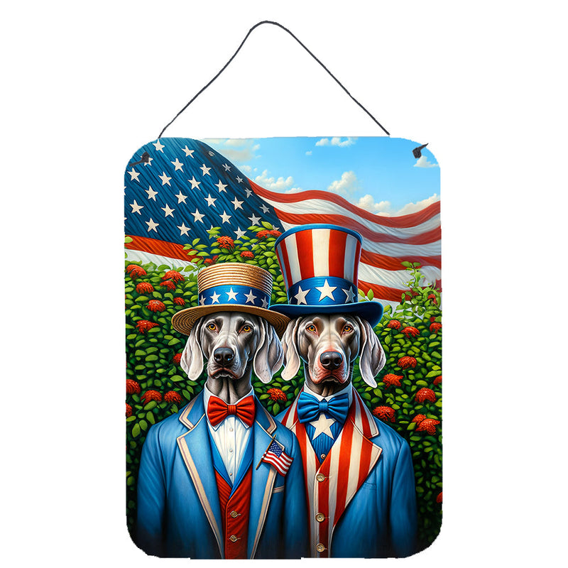 All American Weimaraner Wall or Door Hanging Prints