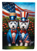 All American Westie Garden Flag –  Dogs with American Flag Background by Caroline’s Treasures