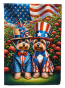 All American Yorkshire Terrier House Flag