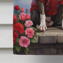 Pit Bull Terrier Two Hearts House Flag